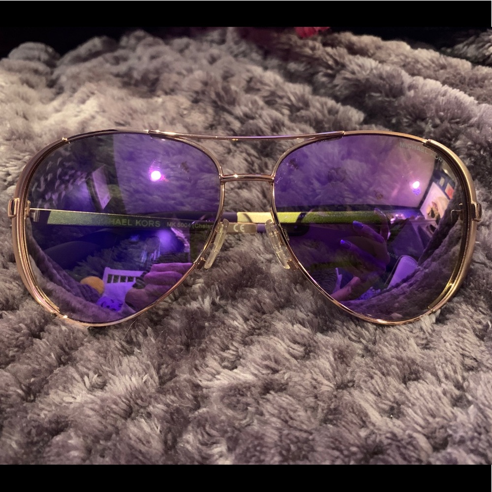 Purple Michael Kors Sunglasses